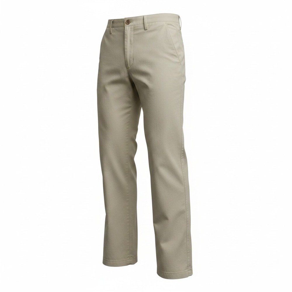 Woolrich Flannel Lined Chinos Men 38x30 Khaki Tan Plaid 1917 Trousers Outdoor